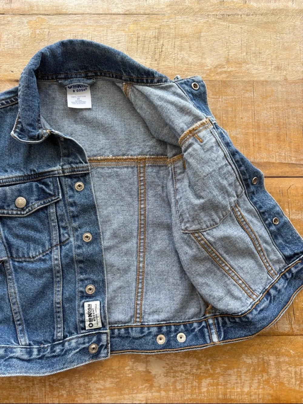 Vintage OshKosh Kids Jean Jacket 2t